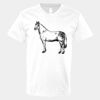 V-Neck Heavy Cotton 100% T-Shirt Thumbnail