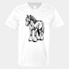 V-Neck Heavy Cotton 100% T-Shirt Thumbnail