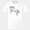 V-Neck Heavy Cotton 100% T-Shirt Thumbnail