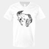 V-Neck Heavy Cotton 100% T-Shirt Thumbnail