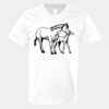 V-Neck Heavy Cotton 100% T-Shirt Thumbnail