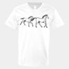 V-Neck Heavy Cotton 100% T-Shirt Thumbnail
