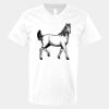 V-Neck Heavy Cotton 100% T-Shirt Thumbnail