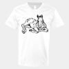 V-Neck Heavy Cotton 100% T-Shirt Thumbnail