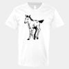 V-Neck Heavy Cotton 100% T-Shirt Thumbnail