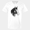 V-Neck Heavy Cotton 100% T-Shirt Thumbnail