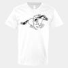 V-Neck Heavy Cotton 100% T-Shirt Thumbnail