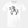V-Neck Heavy Cotton 100% T-Shirt Thumbnail