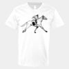 V-Neck Heavy Cotton 100% T-Shirt Thumbnail