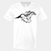 V-Neck Heavy Cotton 100% T-Shirt Thumbnail