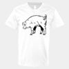 V-Neck Heavy Cotton 100% T-Shirt Thumbnail
