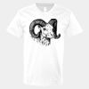 V-Neck Heavy Cotton 100% T-Shirt Thumbnail