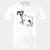 V-Neck Heavy Cotton 100% T-Shirt Thumbnail