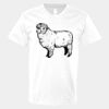 V-Neck Heavy Cotton 100% T-Shirt Thumbnail