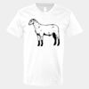 V-Neck Heavy Cotton 100% T-Shirt Thumbnail
