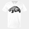 V-Neck Heavy Cotton 100% T-Shirt Thumbnail