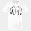 V-Neck Heavy Cotton 100% T-Shirt Thumbnail