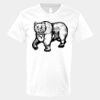 V-Neck Heavy Cotton 100% T-Shirt Thumbnail