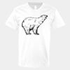 V-Neck Heavy Cotton 100% T-Shirt Thumbnail