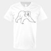 V-Neck Heavy Cotton 100% T-Shirt Thumbnail