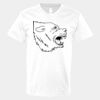 V-Neck Heavy Cotton 100% T-Shirt Thumbnail