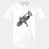 V-Neck Heavy Cotton 100% T-Shirt Thumbnail