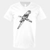 V-Neck Heavy Cotton 100% T-Shirt Thumbnail