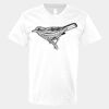 V-Neck Heavy Cotton 100% T-Shirt Thumbnail