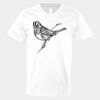 V-Neck Heavy Cotton 100% T-Shirt Thumbnail