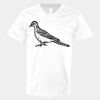 V-Neck Heavy Cotton 100% T-Shirt Thumbnail