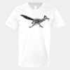 V-Neck Heavy Cotton 100% T-Shirt Thumbnail