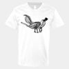 V-Neck Heavy Cotton 100% T-Shirt Thumbnail