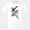V-Neck Heavy Cotton 100% T-Shirt Thumbnail