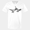 V-Neck Heavy Cotton 100% T-Shirt Thumbnail