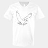 V-Neck Heavy Cotton 100% T-Shirt Thumbnail