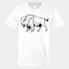 V-Neck Heavy Cotton 100% T-Shirt Thumbnail