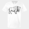 V-Neck Heavy Cotton 100% T-Shirt Thumbnail