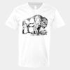 V-Neck Heavy Cotton 100% T-Shirt Thumbnail