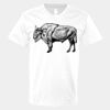 V-Neck Heavy Cotton 100% T-Shirt Thumbnail