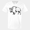 V-Neck Heavy Cotton 100% T-Shirt Thumbnail