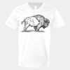 V-Neck Heavy Cotton 100% T-Shirt Thumbnail