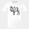 V-Neck Heavy Cotton 100% T-Shirt Thumbnail