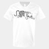 V-Neck Heavy Cotton 100% T-Shirt Thumbnail