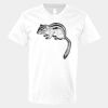 V-Neck Heavy Cotton 100% T-Shirt Thumbnail