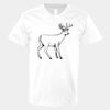 V-Neck Heavy Cotton 100% T-Shirt Thumbnail