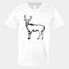 V-Neck Heavy Cotton 100% T-Shirt Thumbnail