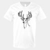 V-Neck Heavy Cotton 100% T-Shirt Thumbnail