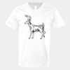 V-Neck Heavy Cotton 100% T-Shirt Thumbnail