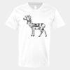 V-Neck Heavy Cotton 100% T-Shirt Thumbnail