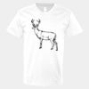 V-Neck Heavy Cotton 100% T-Shirt Thumbnail
